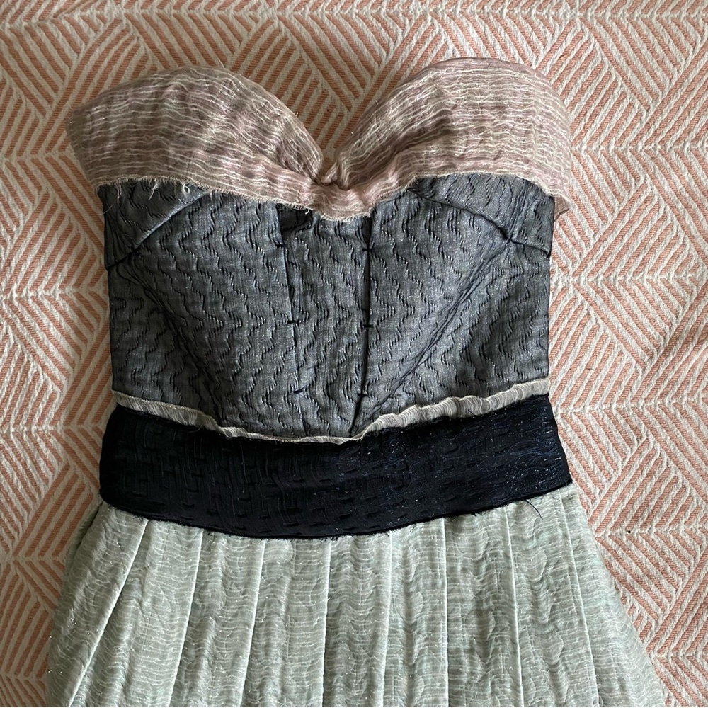 Miu Miu Sweetheart Strapless Dress